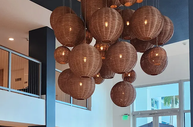 Modern recessed lighting installation