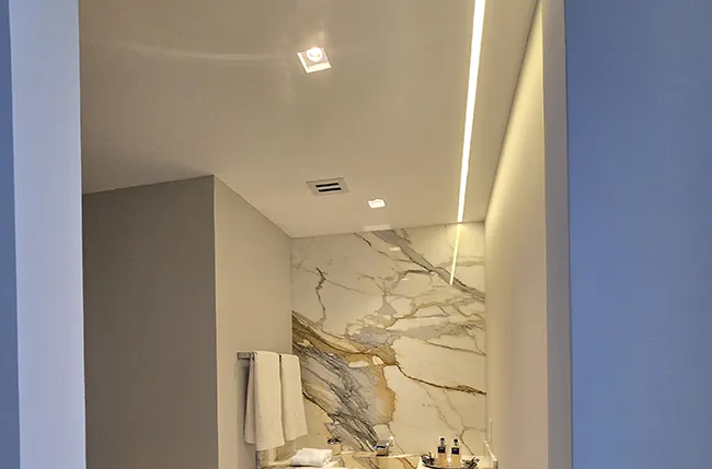 Completed lighting project in Miami