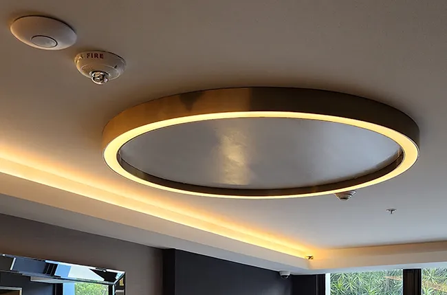 Custom lighting project by Electrical Solution US