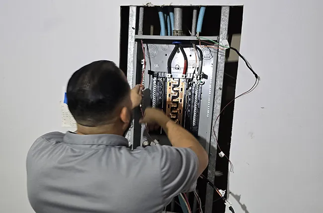 Electrical upgrade project by Electrical Solution US